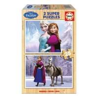 disney frozen 2 super sisters annas friends 25pcs wooden jigsaw puzzle ...
