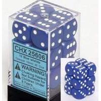 dice classic blue white spots