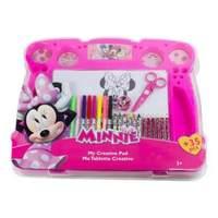 Disney Minnie Mouse My Creative Pad With 34pc Creative Accessories Kit (cdim110)