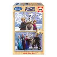 disney frozen 2 super annas friends cast group 50pcs wooden jigsaw puz ...