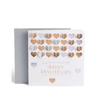 Die Cut Hearts Anniversary Card