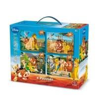 Disney Lion King 4-In-1 Puzzles 12-24 Pieces