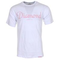 Diamond Champagne T-Shirt - White