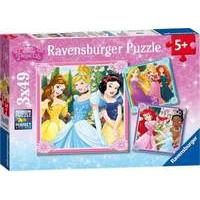 Disney Princess 3 x 49 Piece Puzzle