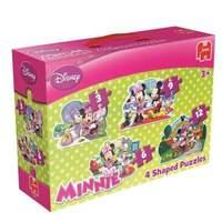 Disney Minnie 4 in 1 Shaped Puzzles