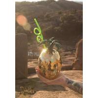 disco pineapple sipper cup yellow