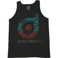 district supply co sketch tank top black