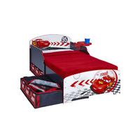 Disney Cars Junior Toddler Bed with Storage and Shelf