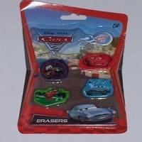 Disney Pixar Cars 2 Erasers