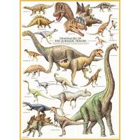 dinosaurs of the jurassic period 1000pc jigsaw puzzle