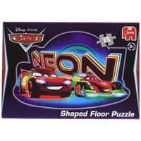 disney cars neon giant shaped puzzle 15 pieces