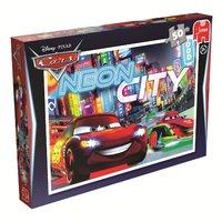 Disney Cars Neon Jigsaw Puzzle (50 Pieces)