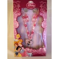 Disney Princess Childrens Jewellery - Necklace And Ear Ring Set