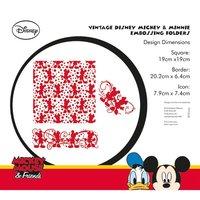 Disney Vintage Mickey and Minnie Embossing Folder Set 376331