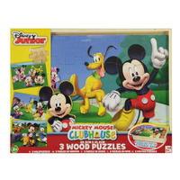 Disney Three Pack Wood Puzzles