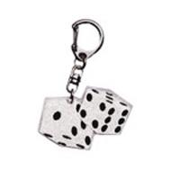 Dice - Rubber Keychain