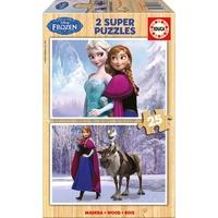 Disney Frozen 2 Super Sisters & Anna\'s Friends 25 Piece Wooden Jigsaw Puzzles