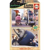 Disney Zootropolis 2 Super Officer Judy Hopps 50 Piece Wooden Jigsaw Puzzles