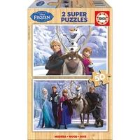 Disney Frozen 2 Super Anna\'s Friends & Cast Group 50 Piece Wooden Jigsaw Puzzles