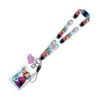 Disney Frozen Elsa And Anna Lanyard Key Chain With ID Holder