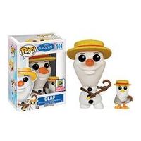disney frozen barber olaf with seagull sdcc exclusive pop vinyl figure
