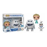 Disney Frozen Elsa, Marshmallow & Olaf 3-Pack Pop! Vinyl Figure Set