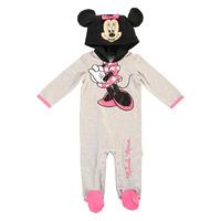 disney minnie mouse jersey romper with hood 9 12 months