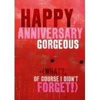 Didn\'t Forget | Anniversary Card | BC1291