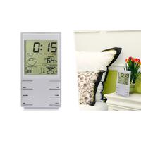 Digital LCD Thermometer Hygrometer Clock