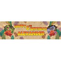 Dino Blast Personalised Party Banner