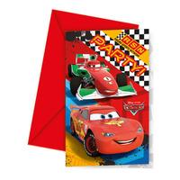 Disney Cars Chequered Flag Party Invitations