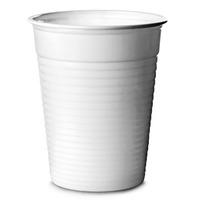 disposable water cups white 7oz 200ml sleeve of 100