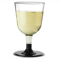 Disposable Wine Glasses Black 5.3oz / 150ml (Case of 360)