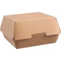 Disposable Kraft Burger Boxes Large Pack of 250