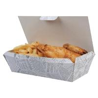 disposable food tray newsprint pack of 150