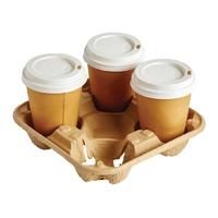 Disposable Cup Carry Trays 4 Cup Pack of 180