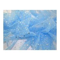 diamante sequin voile fabric turquoise