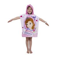 Disney Sofia The First Amulet Hooded Poncho Towel