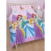Disney Princess \'Sparkle\' Double Rotary Duvet Cover Set