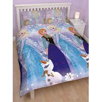 Disney Frozen Crystal Double Rotary Duvet Cover and Pillowcase Set