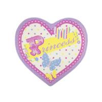 disney princess locket heart shaped floor rug