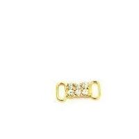 diamante link 19mm x 8mm gold