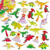 Dinosaur Foam Stickers (Per 3 packs)