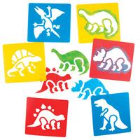 dinosaur stencils per 5 sets