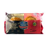 Dickinson & Morris Melton Mowbray Snack Pork Pie 2 Pack