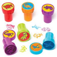 dinosaur self inking stampers pack of 10