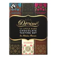 divine chocolate 12 bar taster set 180g