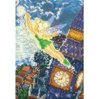 disney dreams collection by thomas kinkade tinker bell 5x7 16 count 23 ...