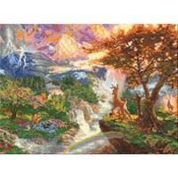 Disney Dreams Collection By Thomas Kinkade Bambi\'s 1st Year-16X12 18 Count 230059