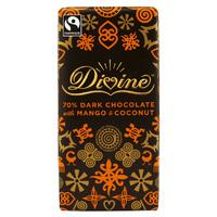 Divine Dark Chocolate with Mango & Coconut - 100g